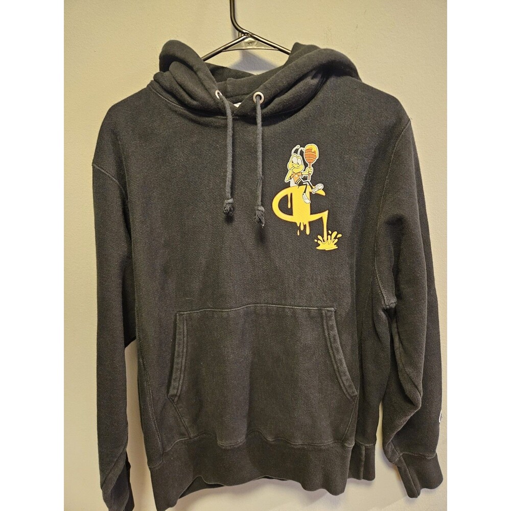 Champion Reverse Weave Honey Nut Cheerios Hoodie Men’s Medium Black Graphic